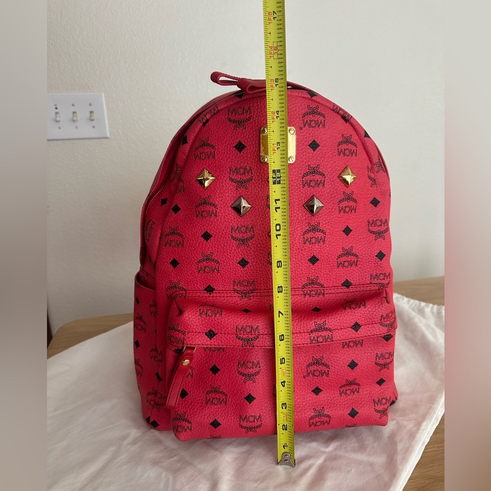 Mcm pink backpack with dust bag - Picture 7 of 16